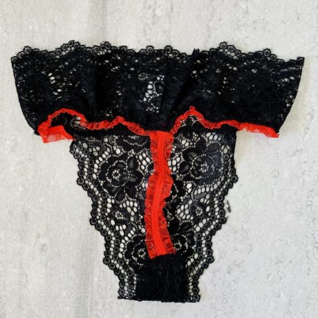 Valentine's Day Frill Thong - minicami